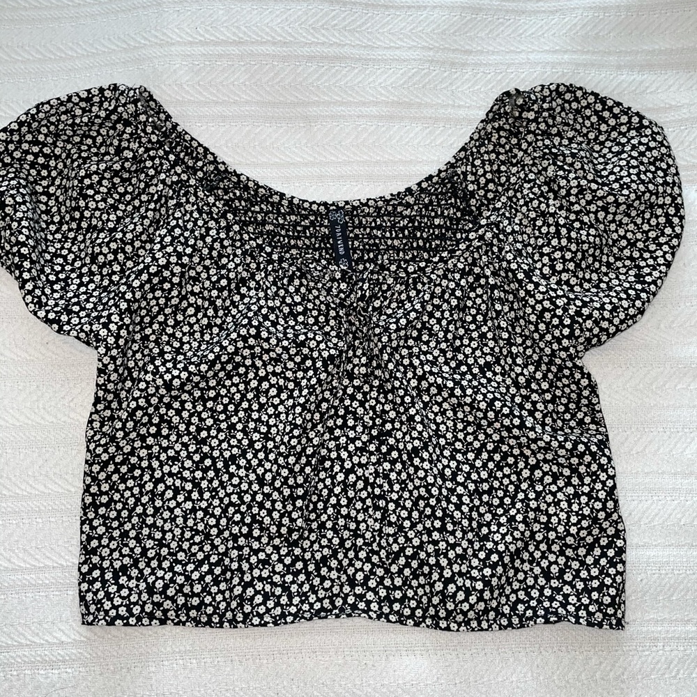 Floral crop top
